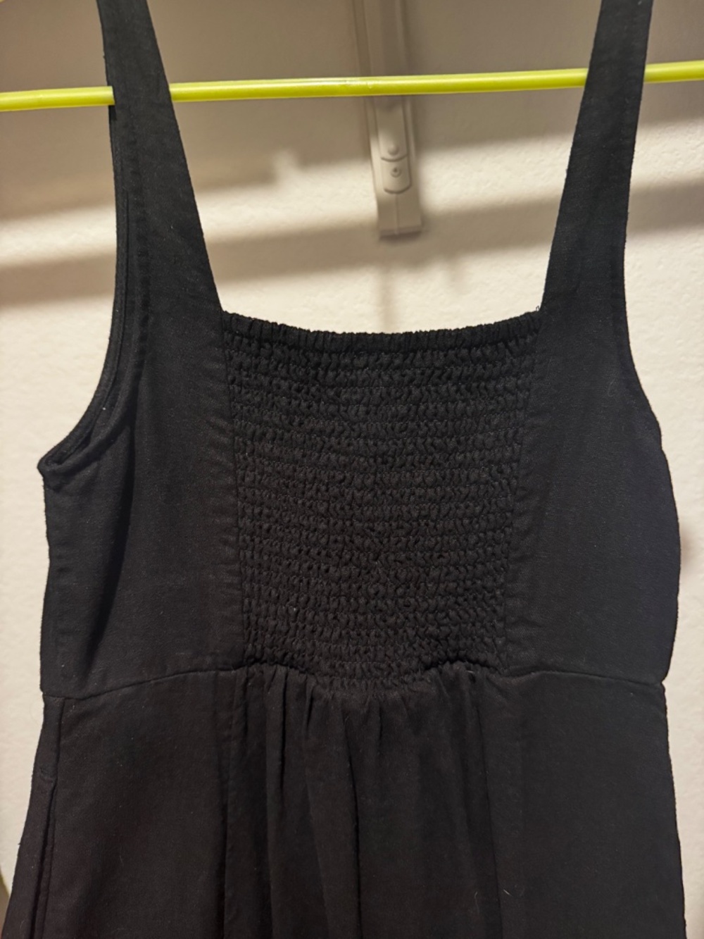 Old Navy Black Midi Fit-and-Flare Dress - Picture 5 of 5